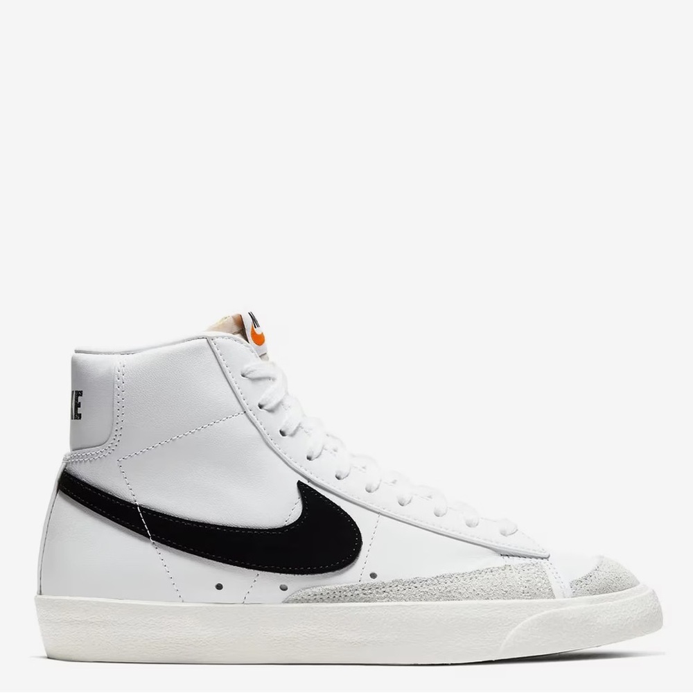 Nike White and Black Blazer